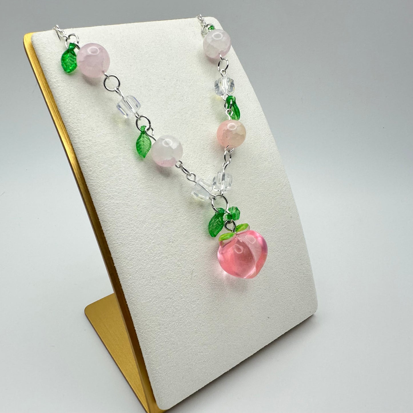 π Peachy Garden Glow Necklace