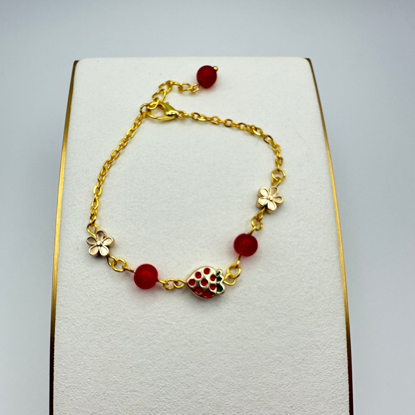 π Berry Blossom Charm Bracelet