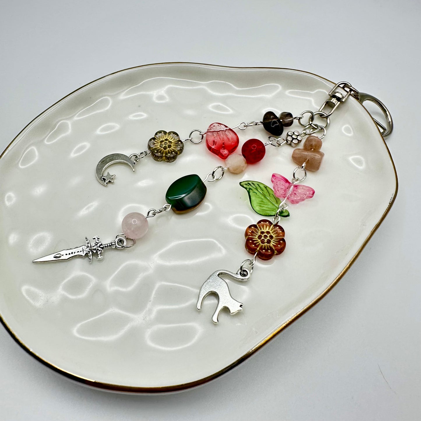 🌿 Forest Charmblade Bag Charm