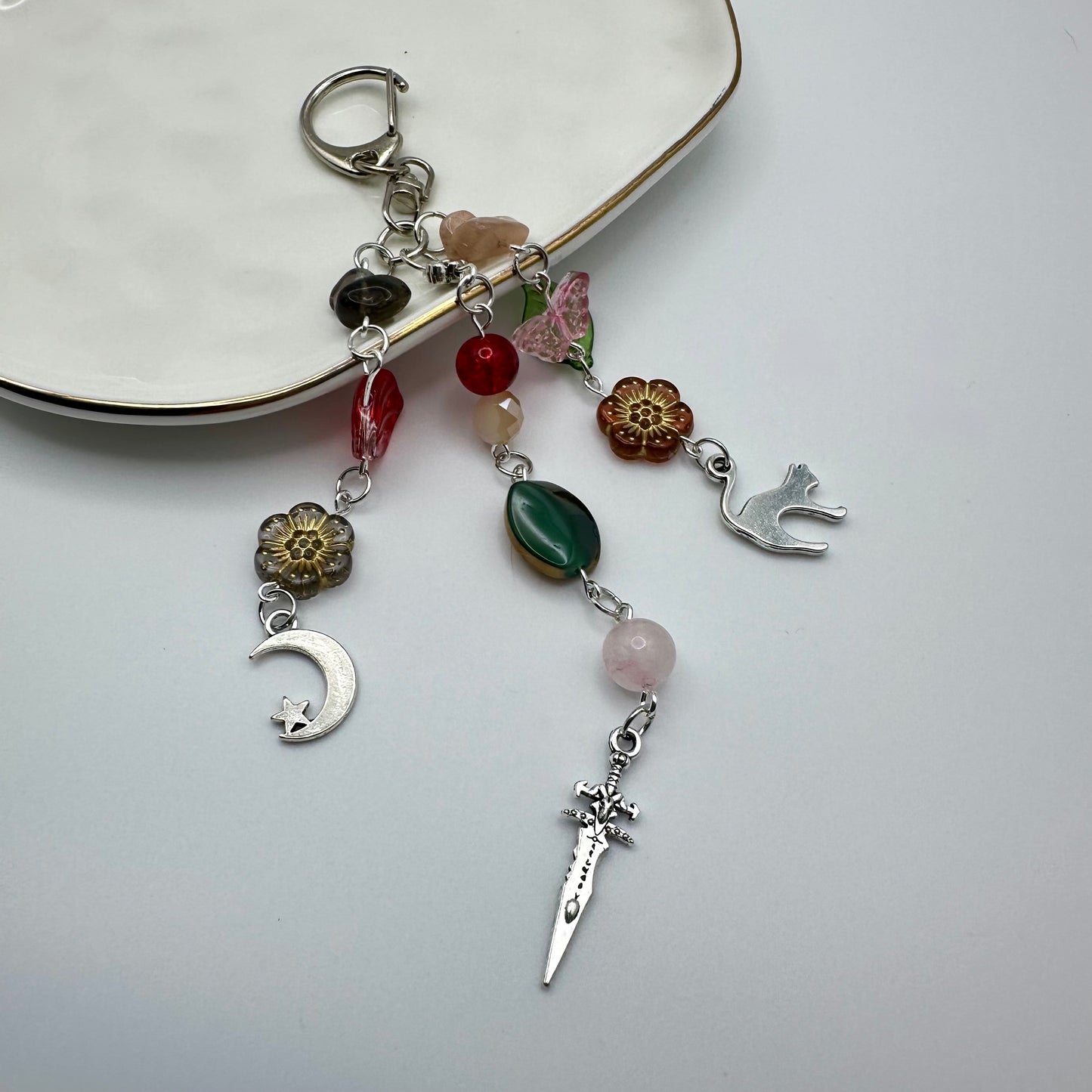 🌿 Forest Charmblade Bag Charm