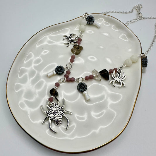 🕷️ Witch’s Garden Statement Necklace