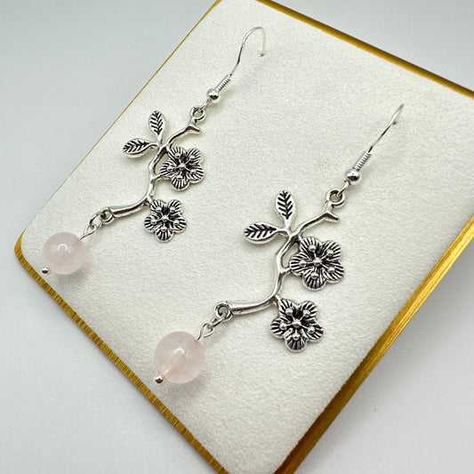 🌸 Wild Rose Drop Earrings
