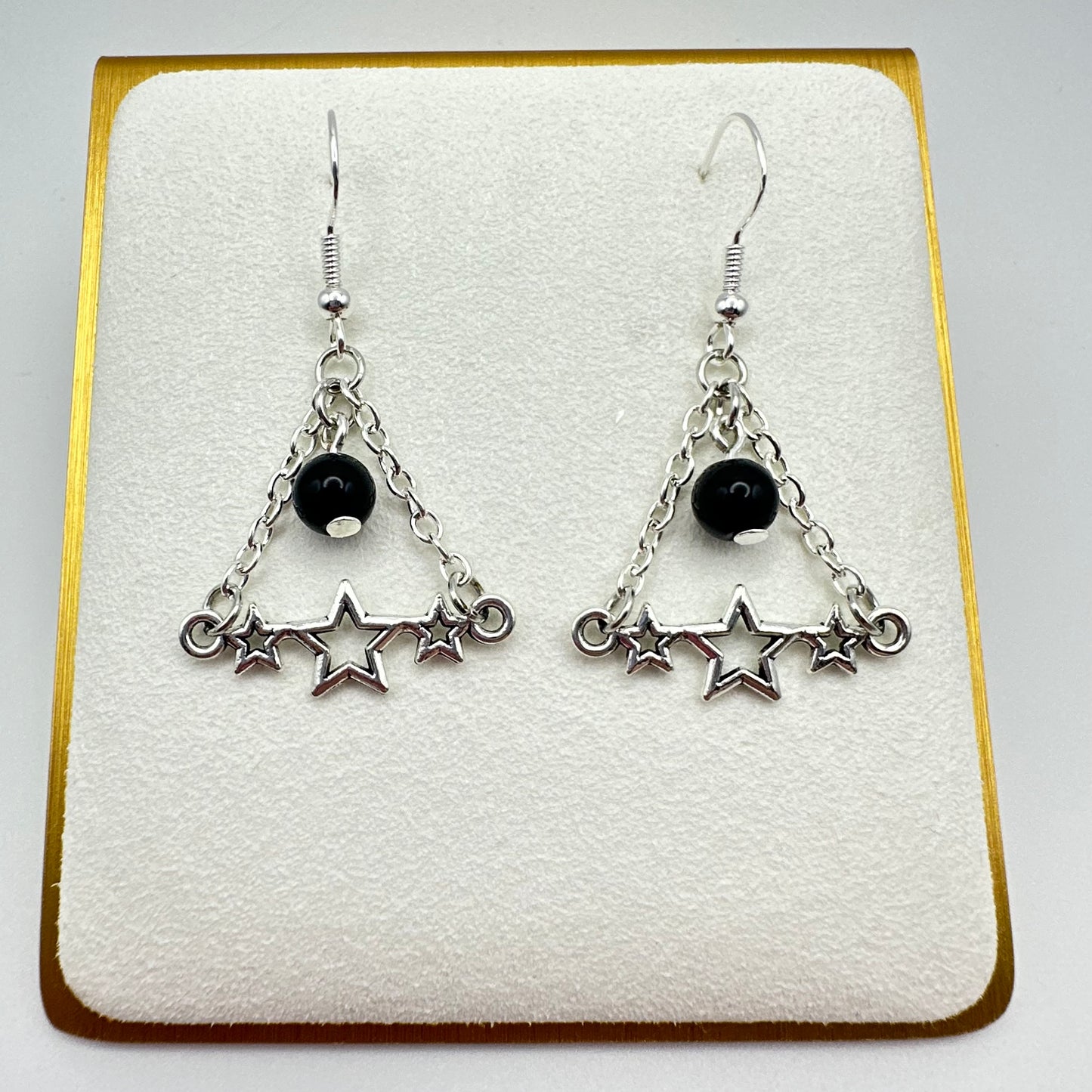 🌌 Starlight Geometry Earrings