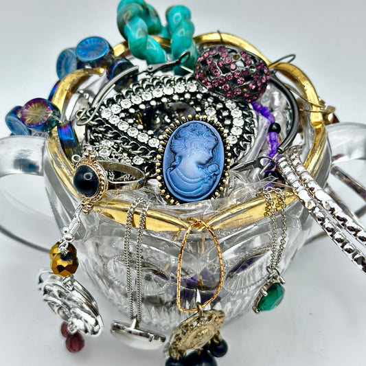 Moonlit Chalice Mystery Jewelry Jar