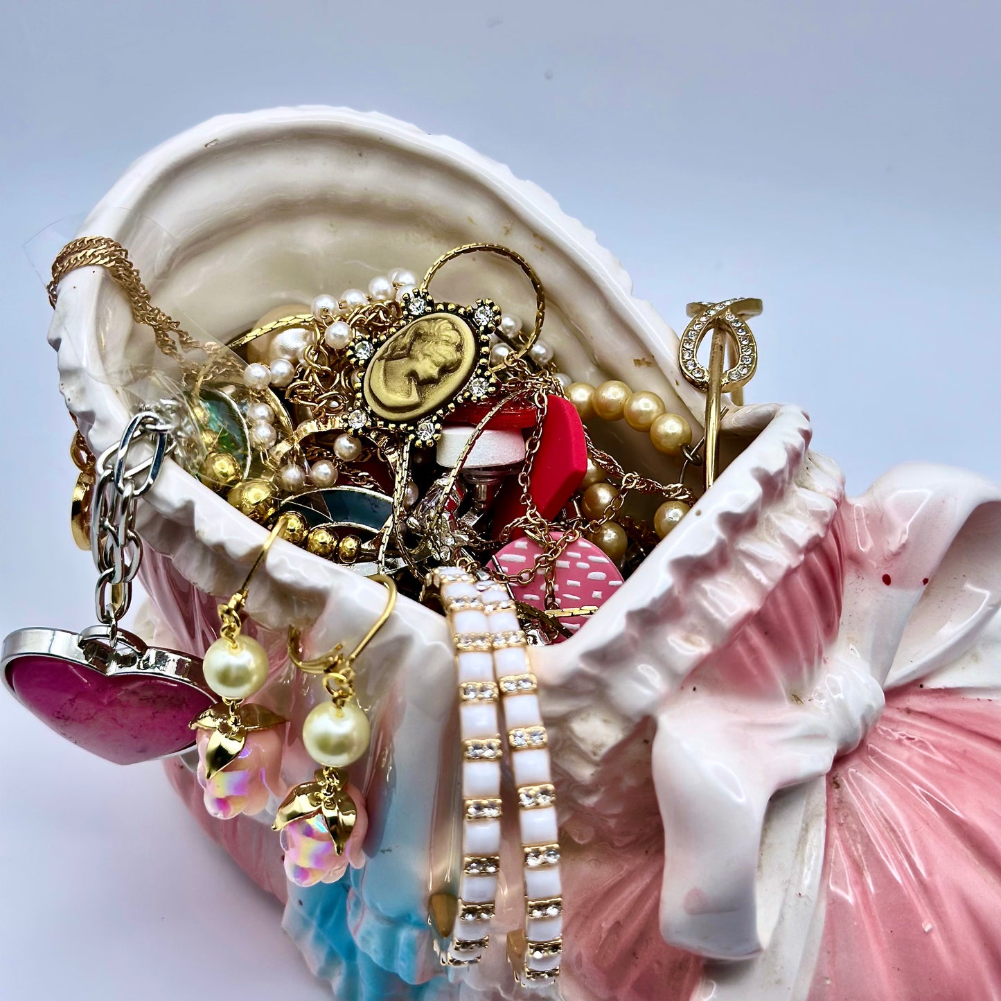 Coquette Slipper Mystery Jewelry Jar