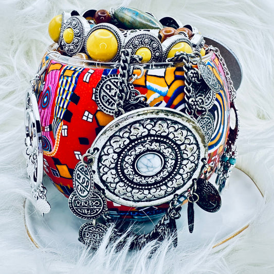 Gypsy Sunspell Mystery Jewelry Jar – Bohemian Theme