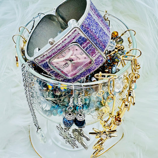 Starlight Secrets Mystery Jewelry Jar – Celestial Theme