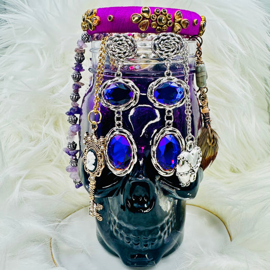 Moonlit Cathedral Mystery Jewelry Jar – Gothic Romance Theme