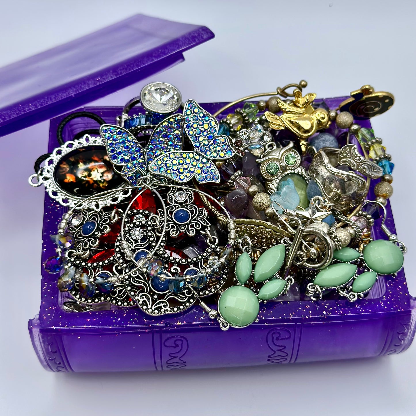 📖 The Enchanted Cottages Collection: Storybook Cottage Mystery Jewelry Jar