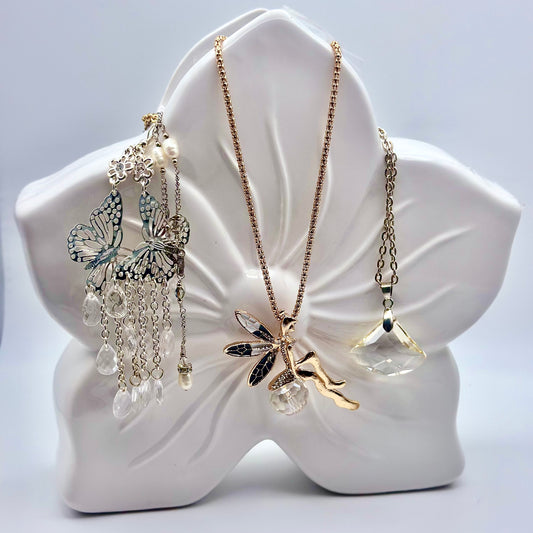 🤍 The Court of the Fae Collection: Ivory Petal Fairy Bloom Mystery Jewelry Jar